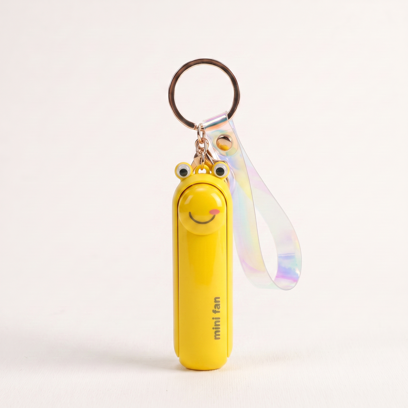 Pocket Fan in Yellow, closed