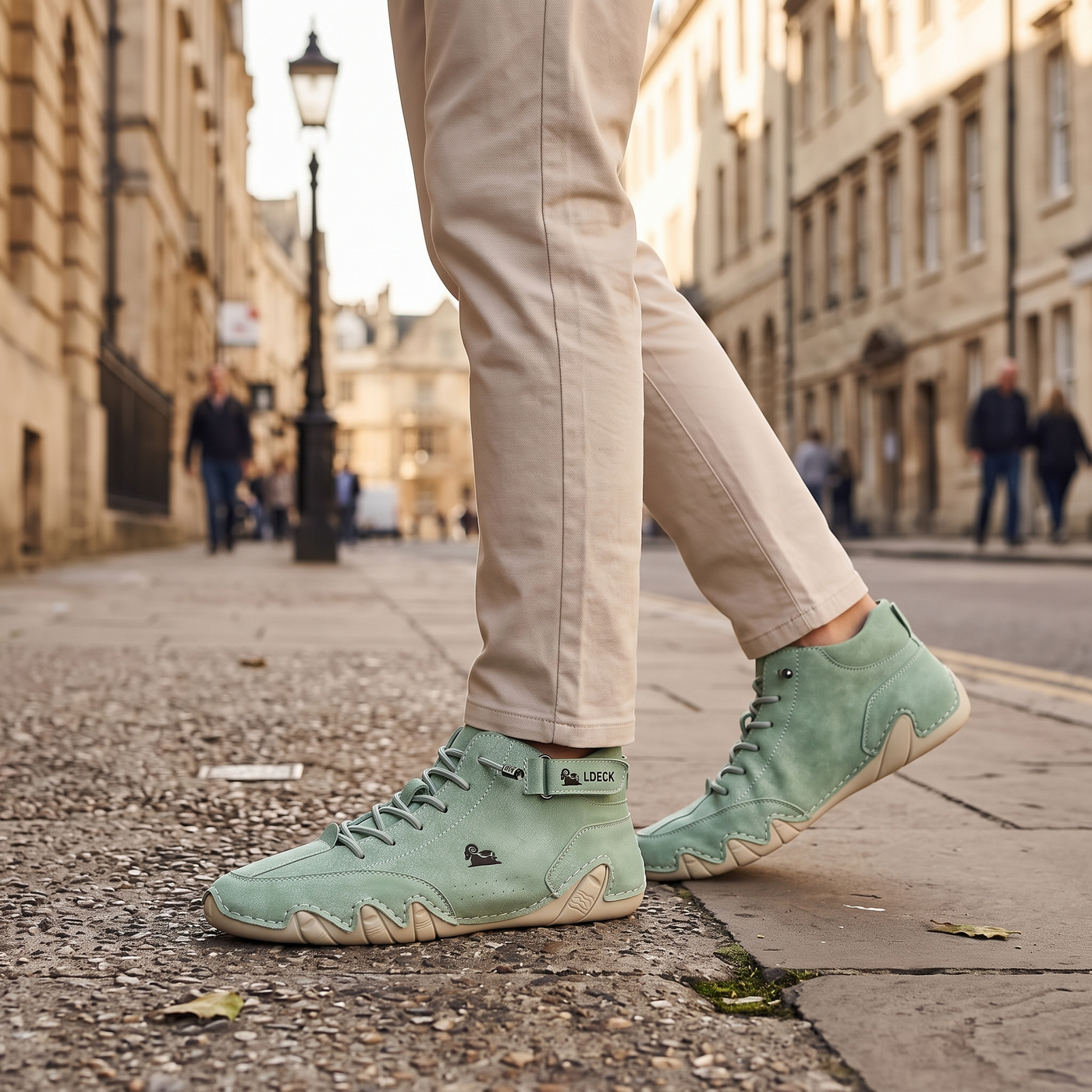 Outdoor Jenson Sneakers, Green, lifestyle