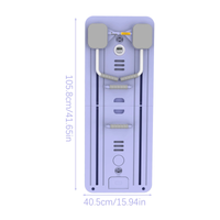 Purple board dimensions, 105.8 by 40.5 centimetres