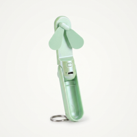 Pocket Fan in Green, open