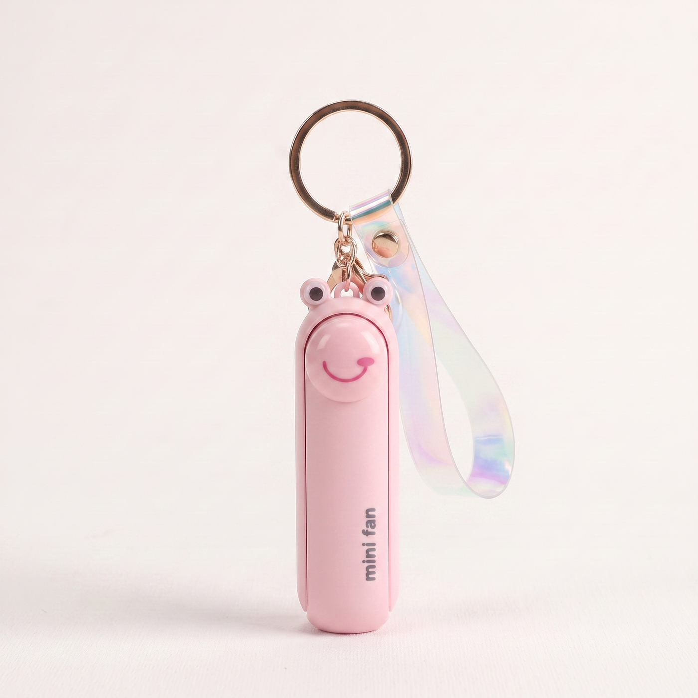 Pocket Fan in Pink, closed