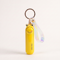 Pocket Fan in Yellow, closed