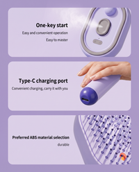 SilkMist Comb in Purple, benefits overview