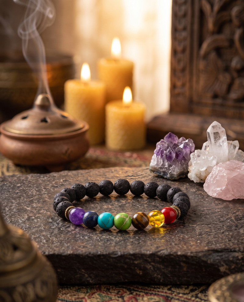 7 Chakra Diffuser Bracelet