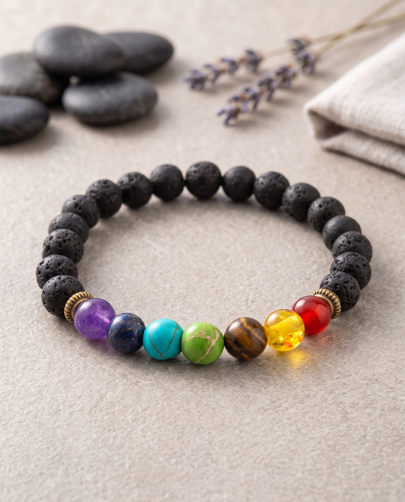 7 Chakra Diffuser Bracelet
