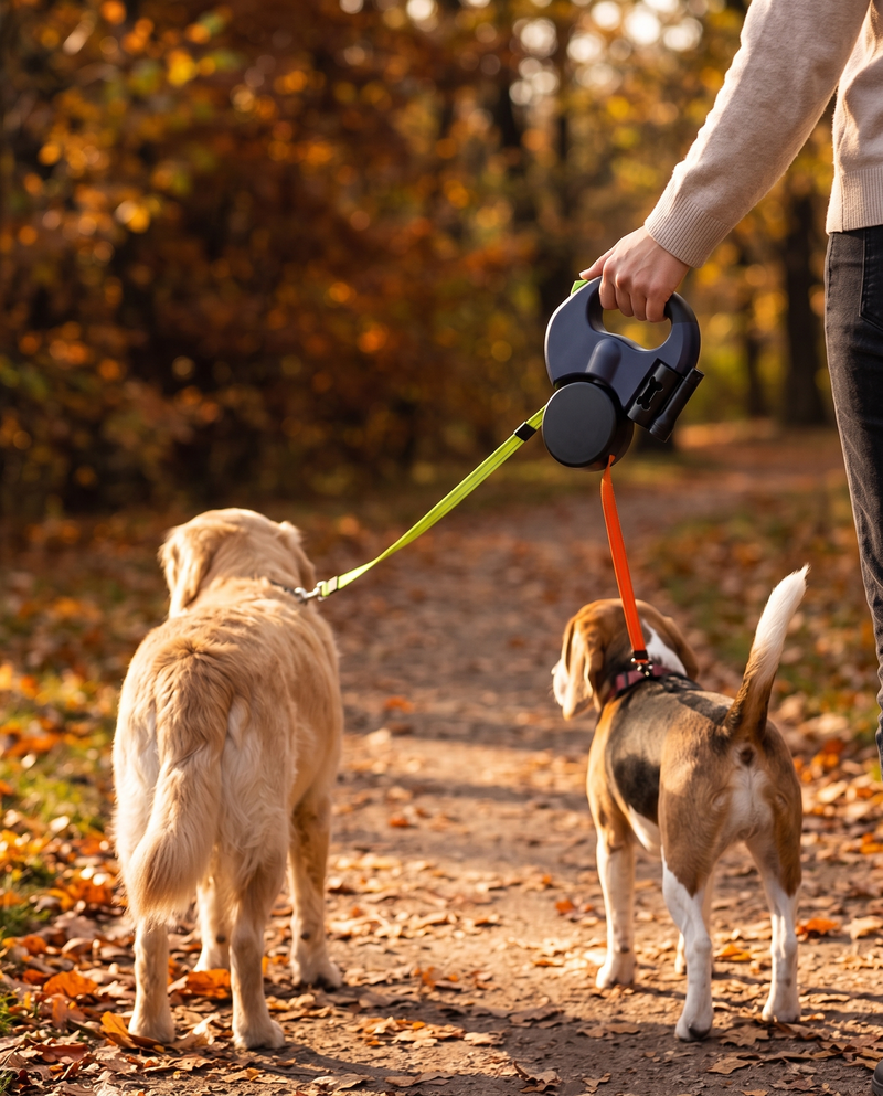 Tangle-Free Dual Dog Leash