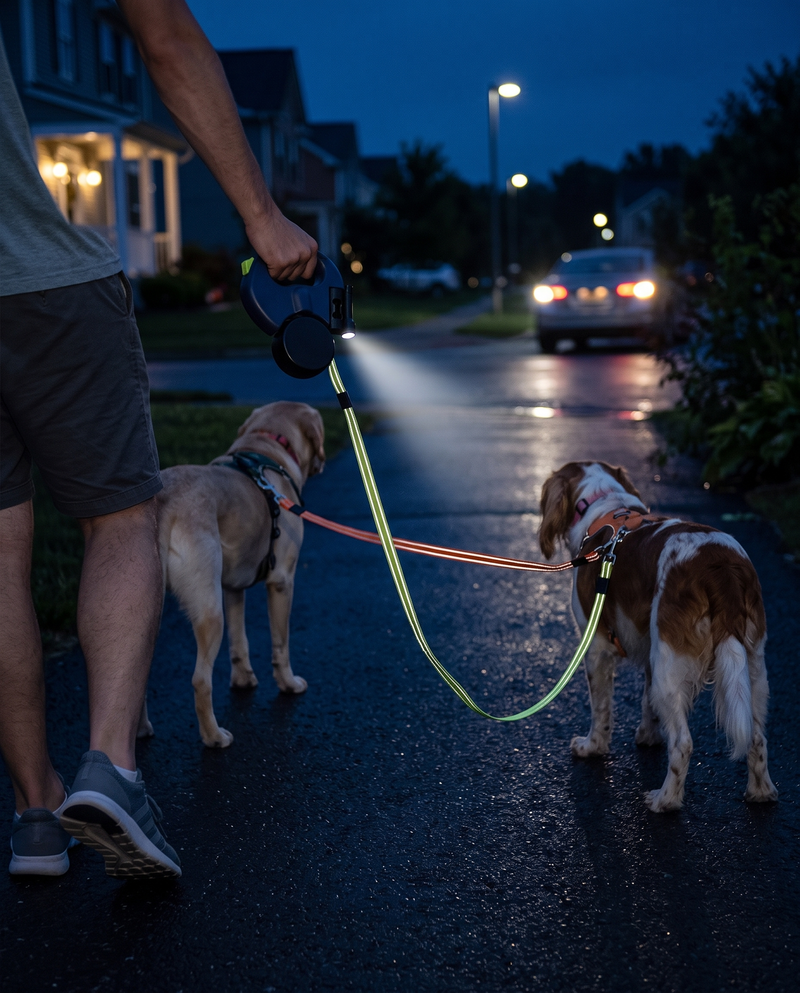 Tangle-Free Dual Dog Leash