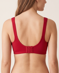 Comfort Cooling Bra, Red, back