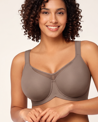 Comfort Cooling Bra, Warm Taupe, front
